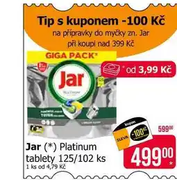 Teta Jar Platinum tablety 125ks nabídka