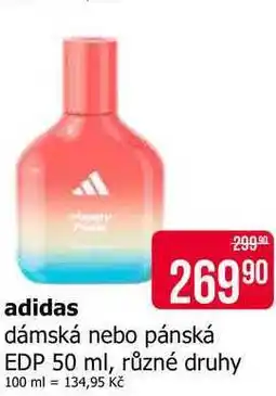 Teta adidas dámská nebo pánská EDP 50 ml, různé druhy nabídka