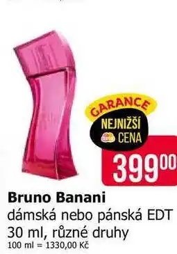 Teta Bruno Banani dámská nebo pánská EDT 30 ml, různé druhy nabídka
