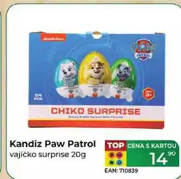 Tamda Foods Kandiz Paw Patrol vajíčko surprise 20g nabídka