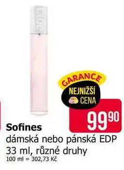 Teta Sofines dámská nebo pánská EDP 33 ml, různé druhy nabídka