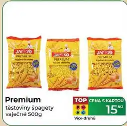 Tamda Foods Premium těstoviny špagety vaječné 500g nabídka