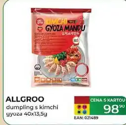 Tamda Foods ALLGROO dumpling s kimchi gyoza 40x13,5g nabídka
