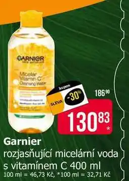 Teta Garnier rozjasňující micelární voda s vitamínem C 400 ml nabídka