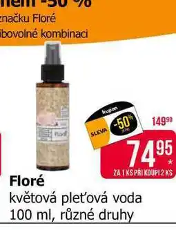 Teta Floré květová pleťová voda 100 ml, různé druhy nabídka