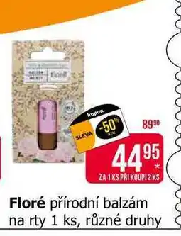 Teta Floré přírodní balzám na rty 1 ks, různé druhy nabídka