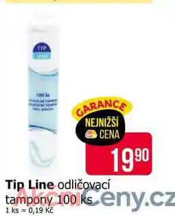 Teta Tip Line odličovací tampony 100 ks nabídka
