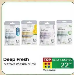 Deep Fresh pleťová maska 30ml