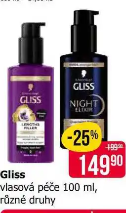Teta GLISS vlasová péče 100 ml, různé druhy nabídka