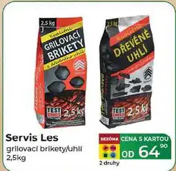 Tamda Foods Servis Les grilovací brikety/uhlí 2,5kg nabídka
