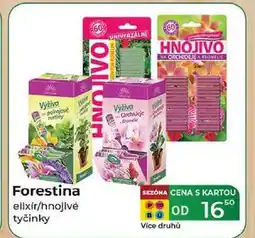 Tamda Foods Forestina elixír/hnojivé tyčinky nabídka