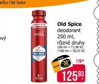 Teta Old Spice deodorant 250ml, vybrané druhy nabídka