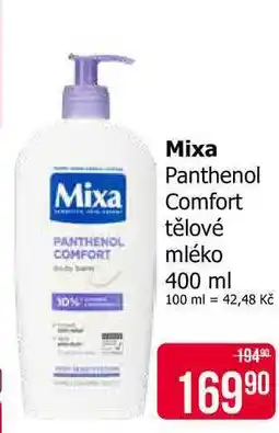 Teta Mixa Panthenol Comfort tělové mléko 400 ml nabídka