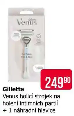 Teta Gillette Venus holicí strojek na holení intimních partií +1 náhradní hlavice nabídka