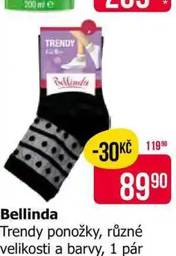 Teta Bellinda Trendy ponožky, různé velikosti a barvy, 1 pár nabídka