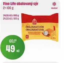 BonVeno Fine Life obalovaný sýr 2× 100 g nabídka