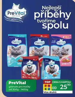 Tamda Foods PreVital granule pro kočky od 300g - 1400g nabídka
