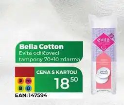 Tamda Foods Bella Cotton Evita odličovací tampony 70+10 zdarma nabídka