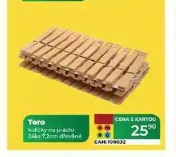 Tamda Foods Toro kuličky na prádlo 24ks 7,2cm dřevěné nabídka