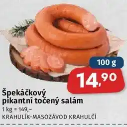 Coop Špekáčkový pikantní točený salám nabídka