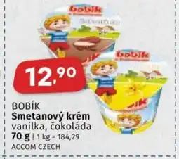 Coop BOBÍK Smetanový krém vanilka, čokoláda nabídka