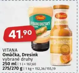 Coop VITANA Omáčka, Dresink nabídka