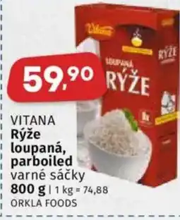 Coop VITANA Rýže loupaná, parboiled varné sáčky nabídka
