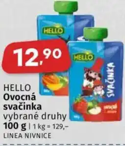 Coop HELLO Ovocná svačinka nabídka
