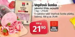 COOP TIP Vepřová šunka nabídka