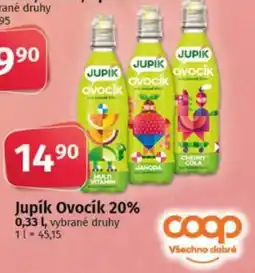 COOP TIP Jupík ovocik 20% nabídka