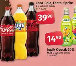 COOP TIP Coca-cola, fanta, sprite nabídka