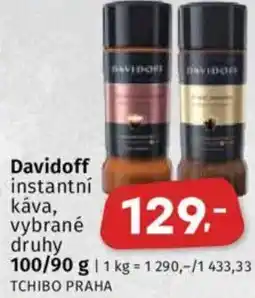 Coop Davidoff instantní káva nabídka