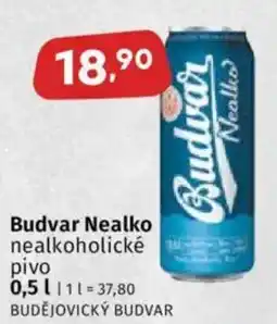 Coop Budvar Nealko nealkoholické pivo nabídka