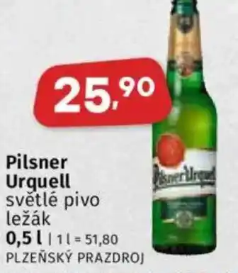 Coop Pilsner Urquell světlé pivo ležák nabídka