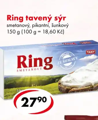 CBA RING Tavený sýr nabídka