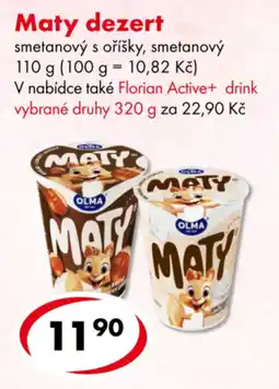 CBA Maty dezert nabídka