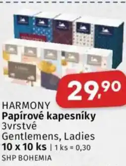 Coop HARMONY Papírové kapesníky 3vrstvé nabídka
