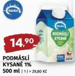 Coop Ranko Podmáslí kysané 1% nabídka