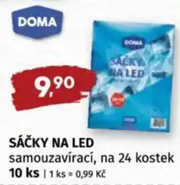Coop DOMA Sáčky na led samouzavírací, na 24 kostek nabídka