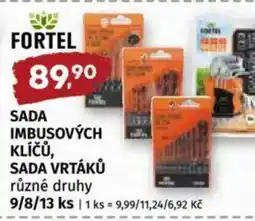Coop FORTEL Sada imbusových klíčů, sada vrtáků nabídka