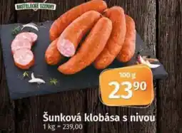COOP TIP Šunková klobása s nivou nabídka