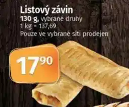 COOP TIP Listový závin nabídka