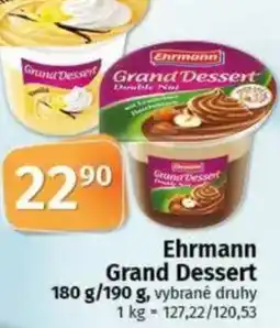 COOP TIP Ehrmann Grand Dessert nabídka