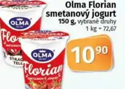 COOP TIP Olma Florian smetanový jogurt nabídka