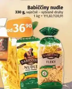 COOP TIP Babiččiny nudle nabídka