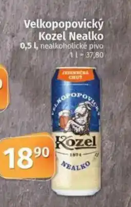 COOP TIP Velkopopovický Kozel Nealko nabídka