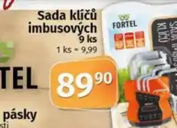 COOP TIP FORTEL Sada klíčů imbusových nabídka