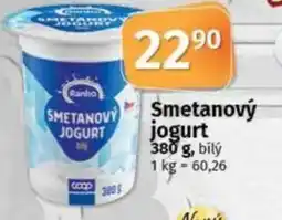 COOP TIP Smetanový jogurt nabídka