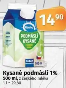 COOP TIP Ranko Kysané podmáslí 1% nabídka