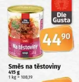 COOP TIP Směs na těstoviny nabídka
